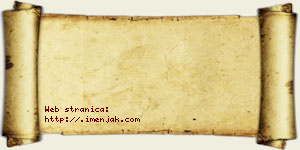 Hana Ristovski vizit kartica